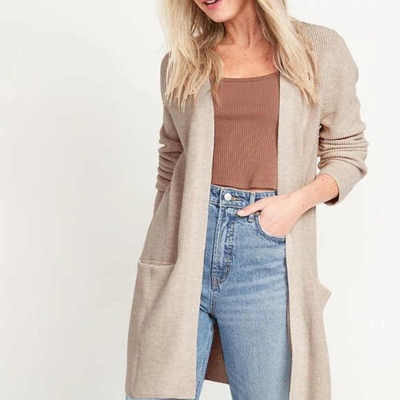 Old Navy | Sweaters | Textured Shakerstitch Longline Openfront Sweater |  Poshmark